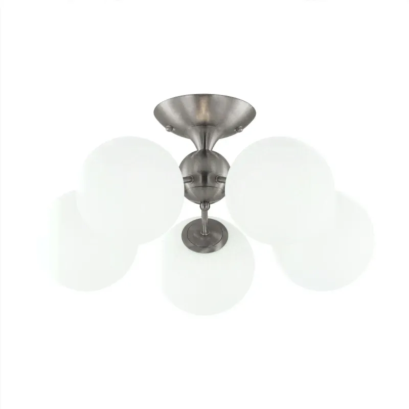 Люстра на штанге Citilux «Томми» CL102154 52х52х24,5 см, 5х40Вт, E14, цвет серый-0