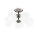Люстра на штанге Citilux «Томми» CL102154 52х52х24,5 см, 5х40Вт, E14, цвет серый
