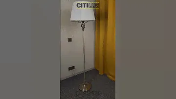 Citilux Вена CL402930 Торшер бронза с белым абажуром