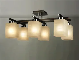 Люстра потолочная CL127161 хром + венге Оскар Citilux