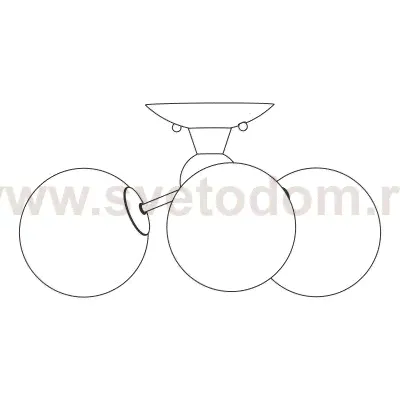 Люстра потолочная Citilux CL102134 Томми