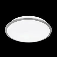 Люстра Citilux Старлайт с диммером CL70330 LED 30W 3000К хром + белая с эффектом звездного неба