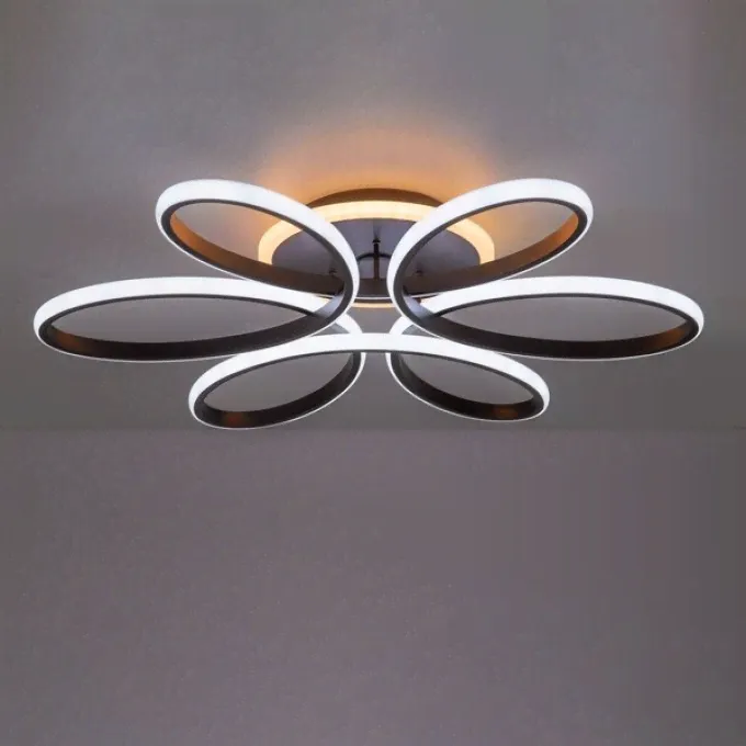 Умная люстра CITILUX Сезар Смарт RGB, Венге CL233A175E-3