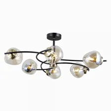 Потолочная люстра Citilux Фабула E14 6*20W золото,черный [CL110165]