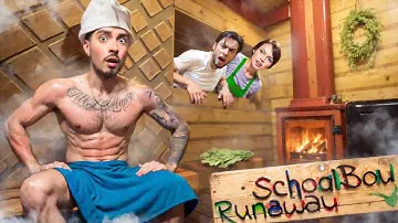 СБЕГАЮ ЧЕРЕЗ БАНЮ ОТ ЗЛЫХ РОДИТЕЛЕЙ В SCHOOLBOY RUNAWAY В МАЙНКРАФТ!