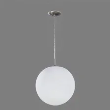 Подвесной светильник Citilux CL941301, арматура хром, плафон стекло белое, 30х30 см