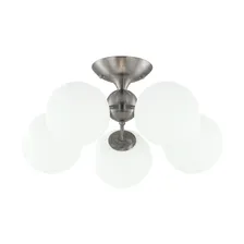 Потолочная люстра 5*Е14 CL102154 хром/белый Томми Citilux
